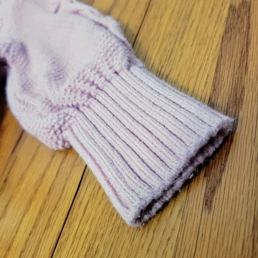 Baby Gap Cable Knit Crewneck Pullover‎ Sweater, Pink Standard, Size 12-18 months